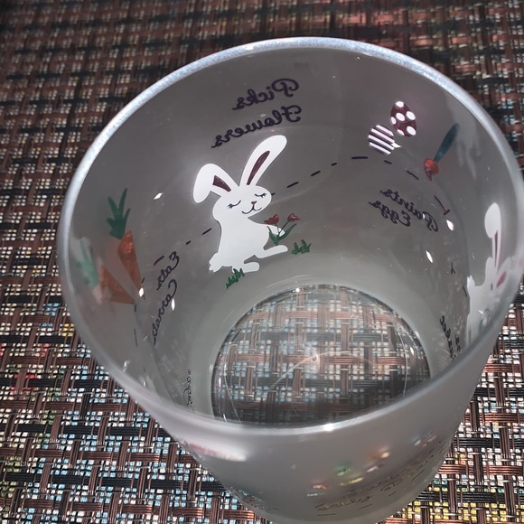 Culver Frosted Glass Easter Bunny Tumbler - Picture 8 of 11